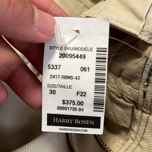 Re-Hash Pants Beige size 30 Mens - Picture 4 of 4